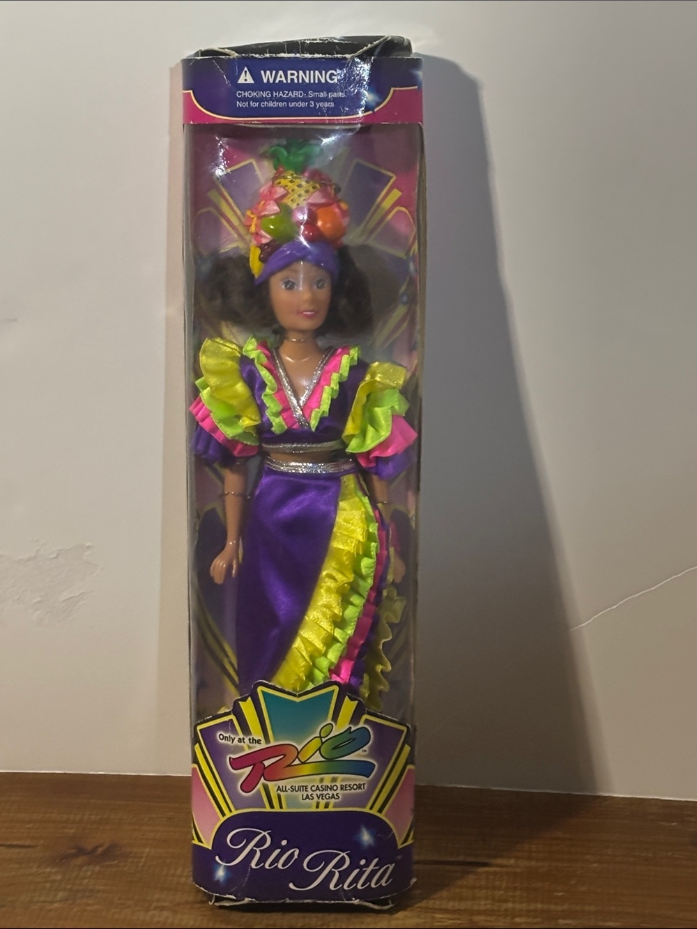 Vintage 2000 Rio Rita 12” Doll Resort Las Vegas Casino Promo NIB